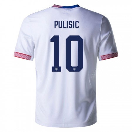USA Pulisic 10 Hjemmedrakt 2024 Kortermet